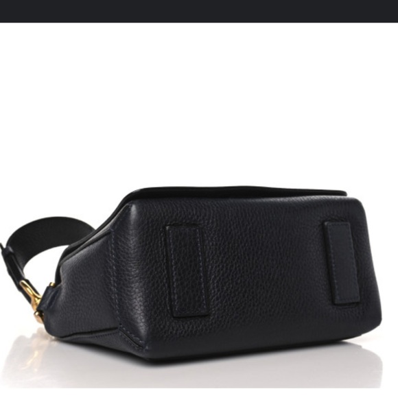 LANVIN Grained Calfskin Box Messenger Bag - Picture 3 of 15